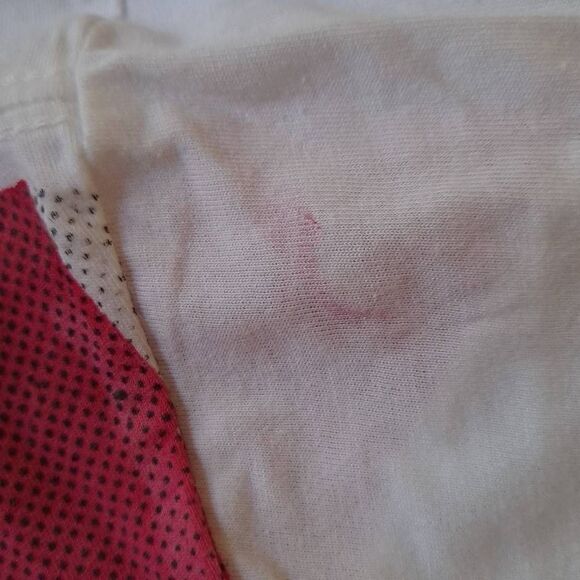 Prince Peter "World Champs" Printed Long Tee White Pink Small - Picture 4 of 4